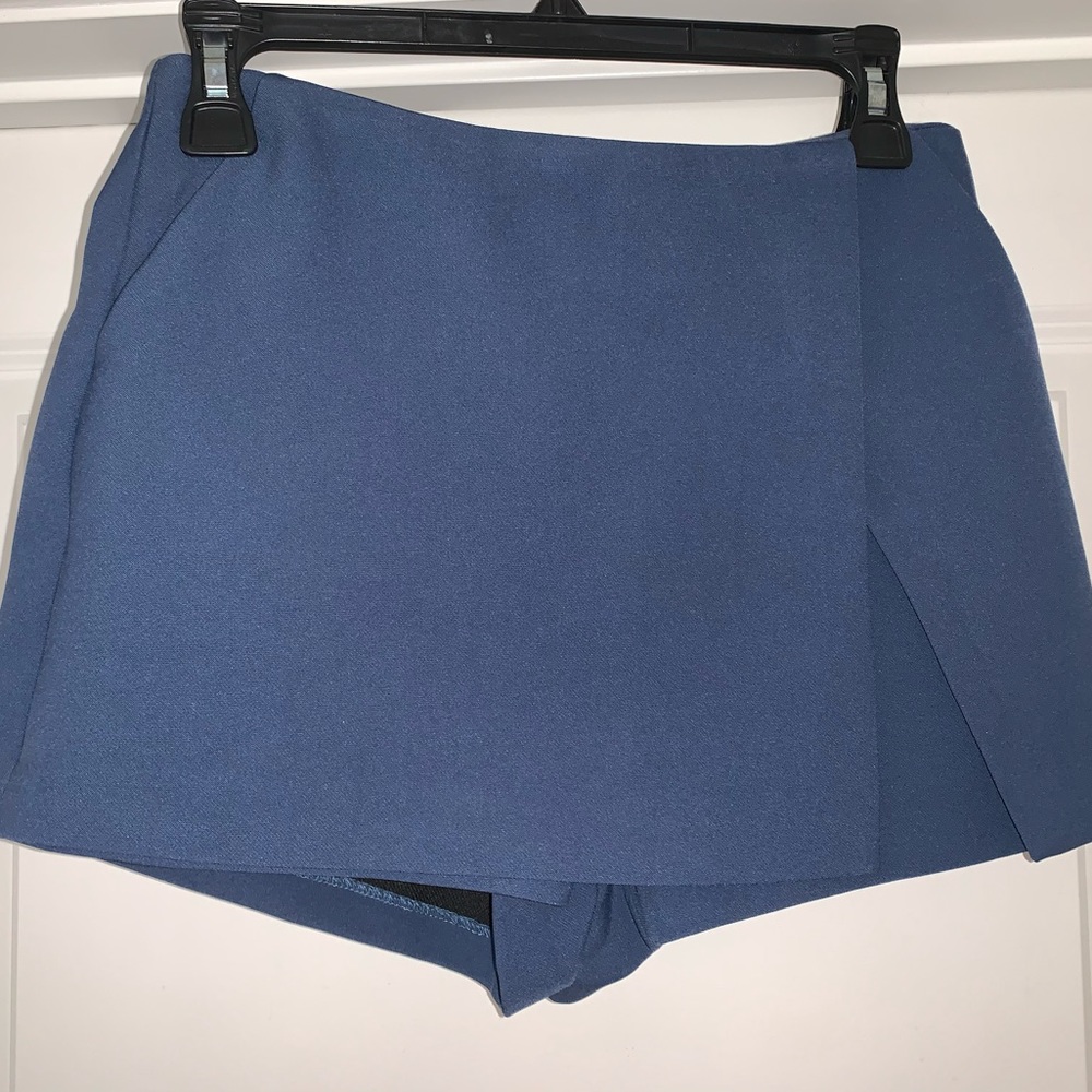 navy blue mini skirt/skort